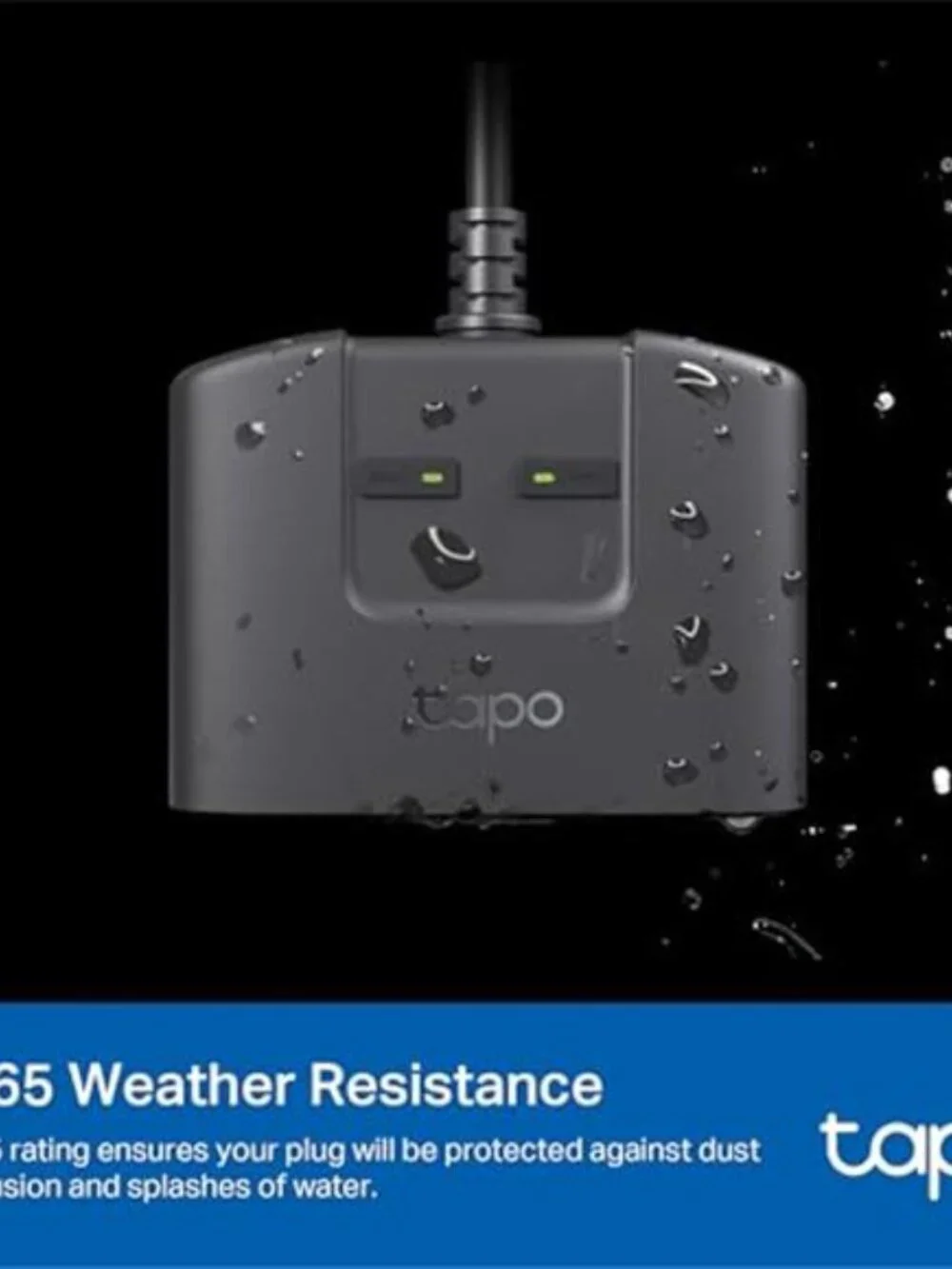 Outdoor Smart Plug, 2 Individual Outlets, IP65 Weather Resistance
